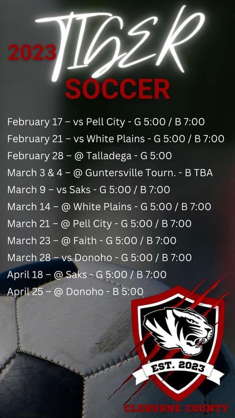 Soccer Schedule